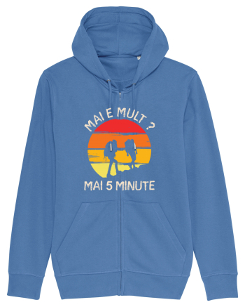 Mai e mult, mai 5 minute - retro sunset Bright Blue