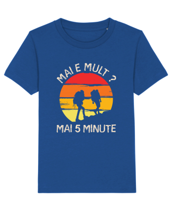 Mai e mult, mai 5 minute - retro sunset Majorelle Blue