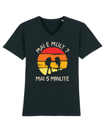 Mai e mult, mai 5 minute - retro sunset Black