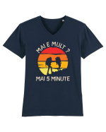 Mai e mult, mai 5 minute - retro sunset Tricou mânecă scurtă guler V Bărbat Presenter