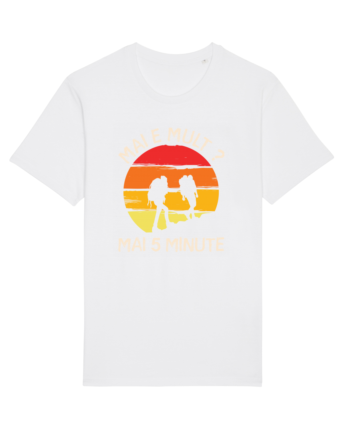 Tricou mânecă scurtă Unisex Rocker White