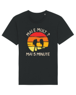 Mai e mult, mai 5 minute - retro sunset Tricou mânecă scurtă Unisex Rocker