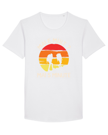 Mai e mult, mai 5 minute - retro sunset White