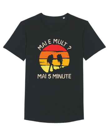 Mai e mult, mai 5 minute - retro sunset Black