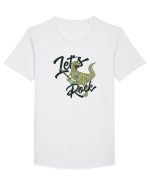 Let's Rock Trex Tricou mânecă scurtă guler larg Bărbat Skater