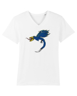 MUTANT DRAGON BIRD BLUE Tricou mânecă scurtă guler V Bărbat Presenter