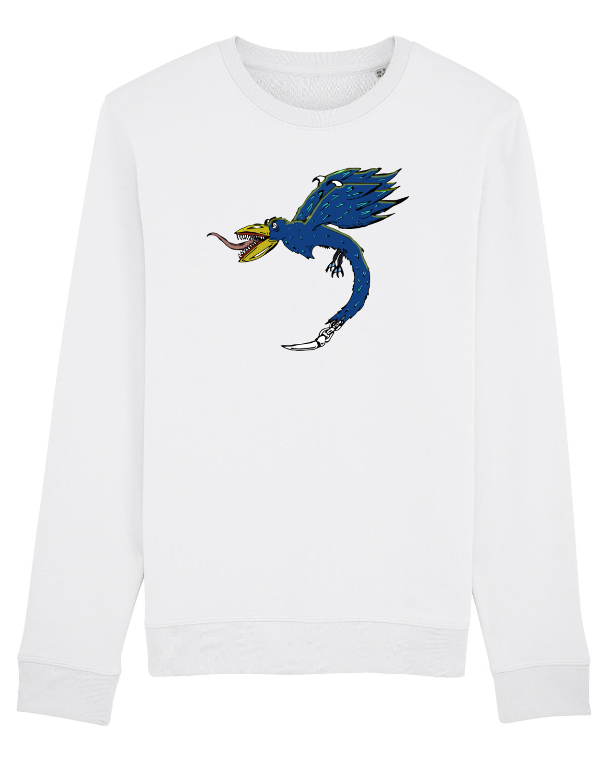 Bluză mânecă lungă Unisex Rise White