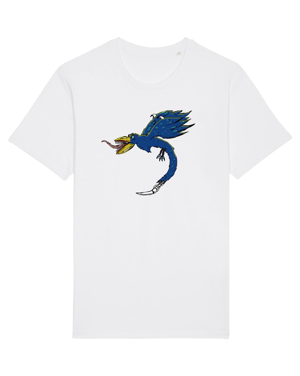 Tricou mânecă scurtă Unisex Rocker White