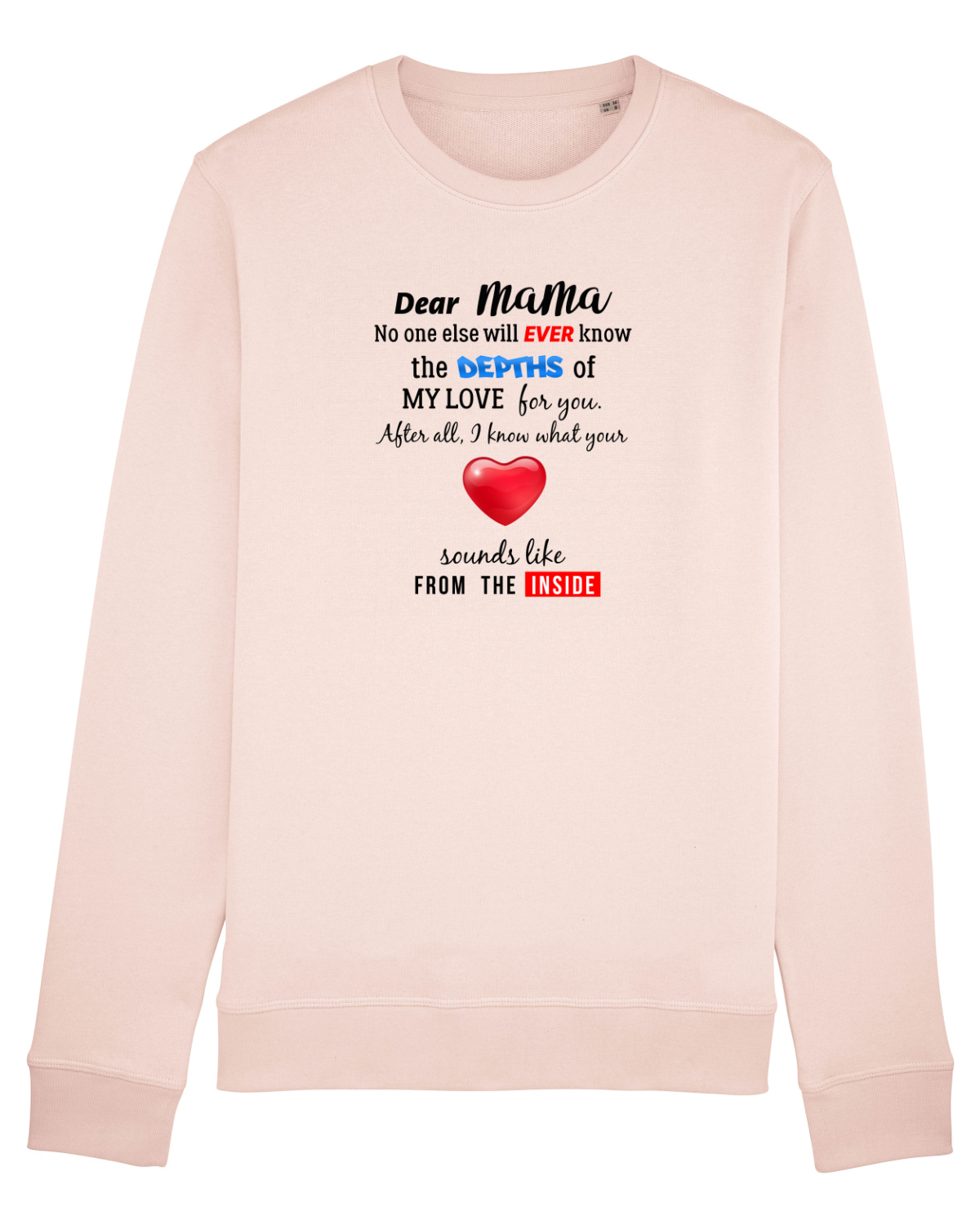 Bluză mânecă lungă Unisex Rise Candy Pink