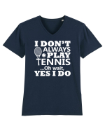 TENNIS Tricou mânecă scurtă guler V Bărbat Presenter