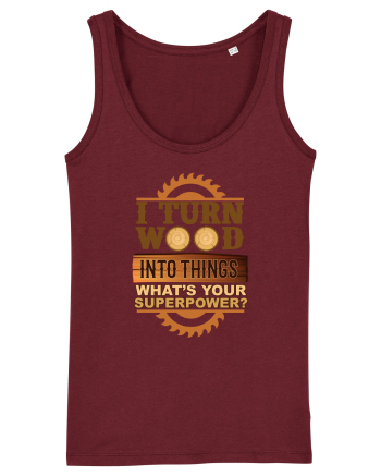 WOOD WORKER Burgundy