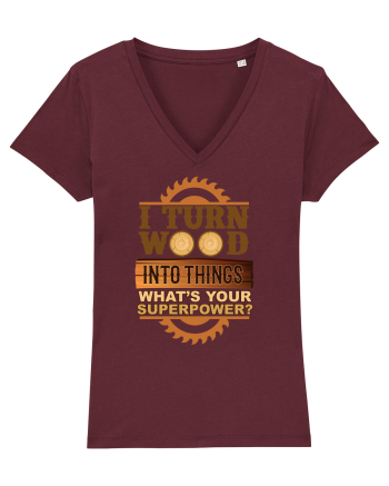 WOOD WORKER Burgundy