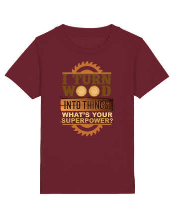WOOD WORKER Burgundy