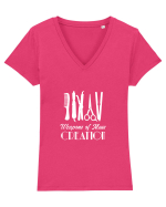 HAIRSTYLE Tricou mânecă scurtă guler V Damă Evoker