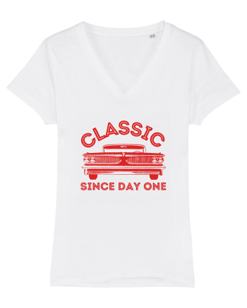 Masina Retro Clasica White