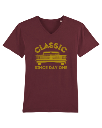 Masina Retro Clasica Burgundy