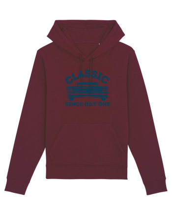 Masina Retro Clasica Burgundy