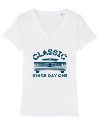 Masina Retro Clasica White
