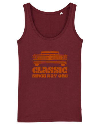 Masina Retro Clasica Burgundy
