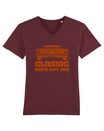 Masina Retro Clasica Burgundy