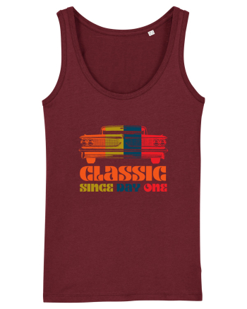 Masina Retro Clasica Burgundy