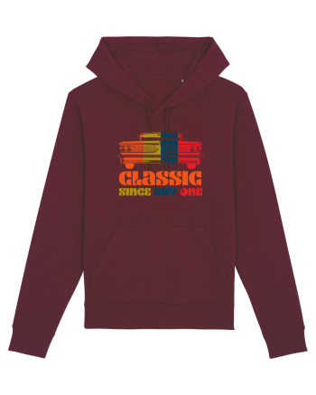 Masina Retro Clasica Burgundy