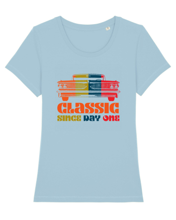 Masina Retro Clasica Sky Blue