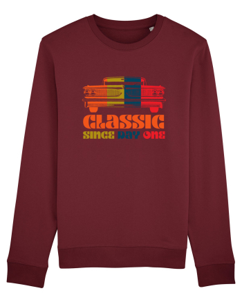 Masina Retro Clasica Burgundy