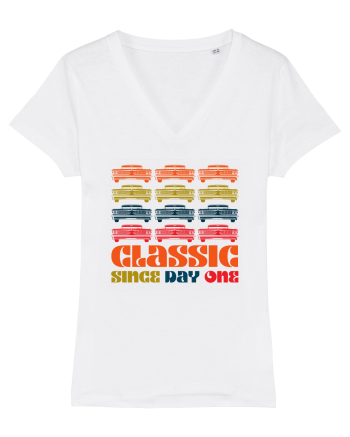 Masina Retro Clasica White