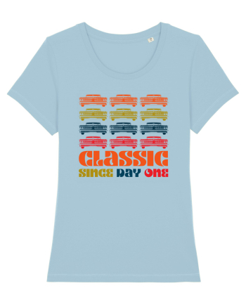 Masina Retro Clasica Sky Blue