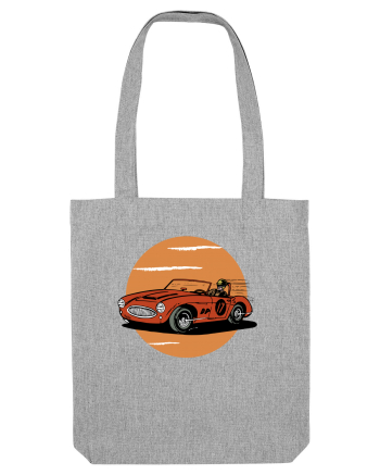 Retro Racing Heather Grey