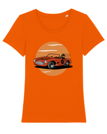 Retro Racing Bright Orange