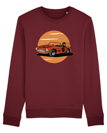 Retro Racing Burgundy