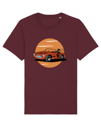 Retro Racing Burgundy
