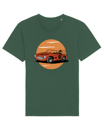 Retro Racing Bottle Green