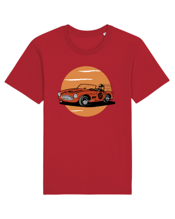 Retro Racing Red