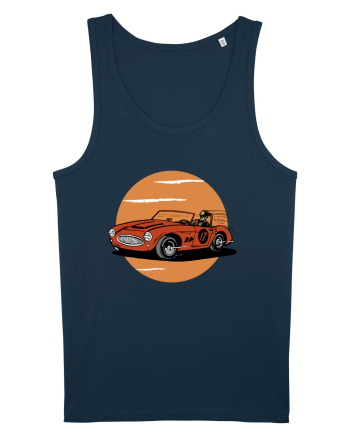 Retro Racing Navy