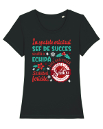 Secret Santa - sef / sefa Tricou mânecă scurtă guler larg fitted Damă Expresser