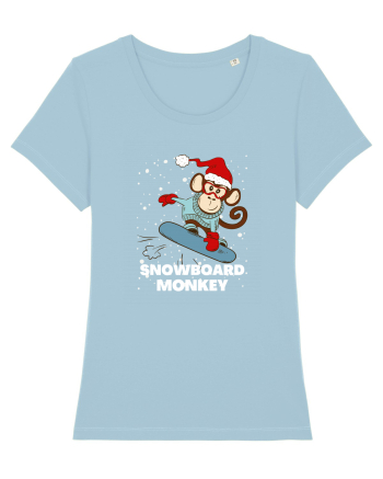 Snowboard Monkey Sky Blue