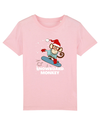 Snowboard Monkey Cotton Pink