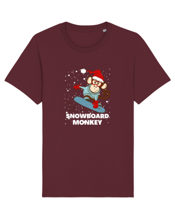 Snowboard Monkey Burgundy