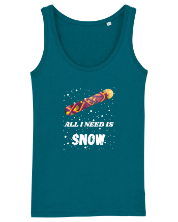 All I Need Is Snow! Snowboard Lover Ocean Depth