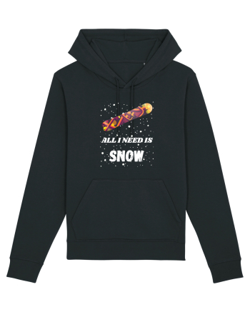 All I Need Is Snow! Snowboard Lover Black