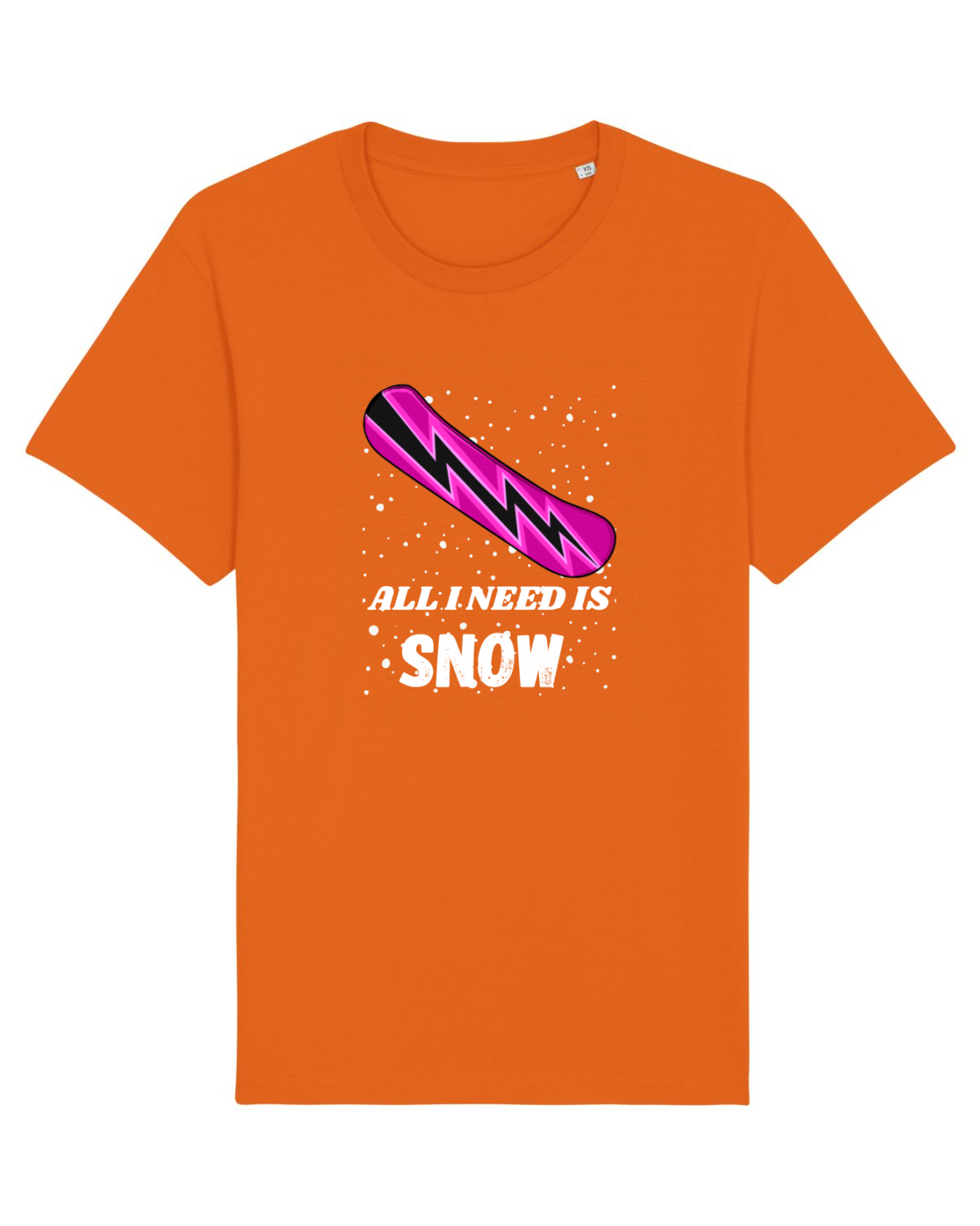 Tricou mânecă scurtă Unisex Rocker Bright Orange
