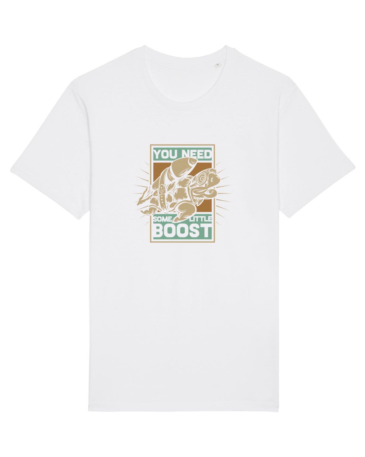 Tricou mânecă scurtă Unisex Rocker White