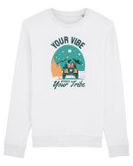 Your vibe attracts your tribe - culori deschise Bluză mânecă lungă Unisex Rise