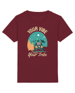 Your vibe attracts your tribe - culori inchise Tricou mânecă scurtă  Copii Mini Creator