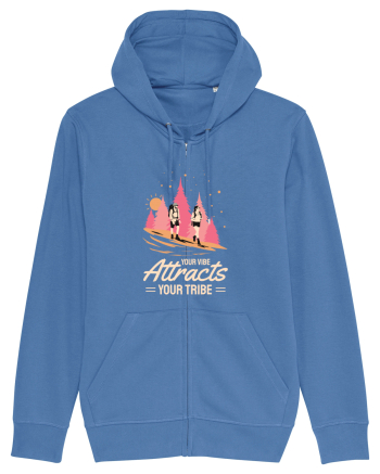 Pentru montaniarzi - Your vibe attracts your tribe Bright Blue