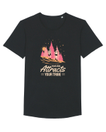 Pentru montaniarzi - Your vibe attracts your tribe Tricou mânecă scurtă guler larg Bărbat Skater