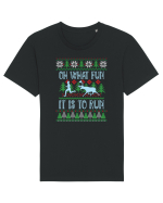 Pentru alergatori - Oh what fun it is to run Tricou mânecă scurtă Unisex Rocker
